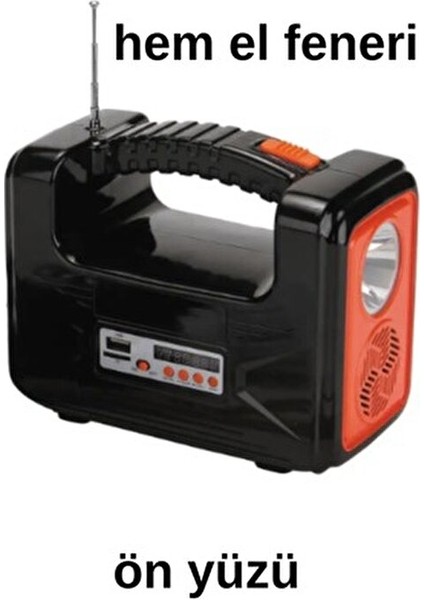 Solar Panelli Bluetoothlu Aydınlatma Fener LED Ampul ile Güneş Enerjili Kamp Feneri fırsatları
