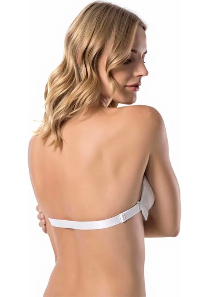 Le Jardin 7043 Micro Sırtı Şeffaf Silikon Desteksiz Dolgusuz Sütyen fiyatları