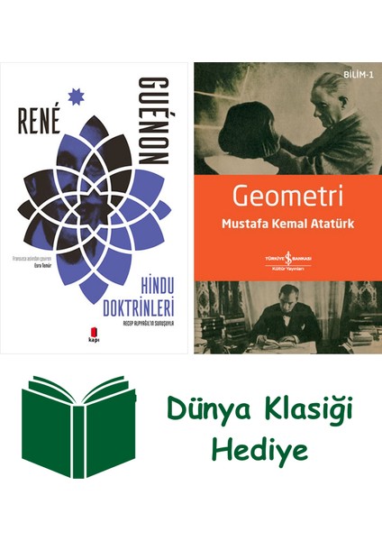 Hindu Doktrinleri + Geometri + Dünya Klasiği Hediye