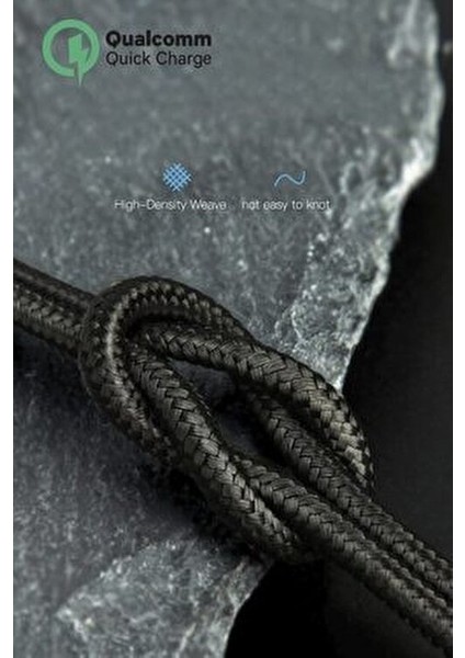 Iphone 6 7 8 11 12 13 14 Pro Max S Plus Uyumlu Lightning Hasır Hızlı Şarj Aleti Kablosu Şarz Kablo