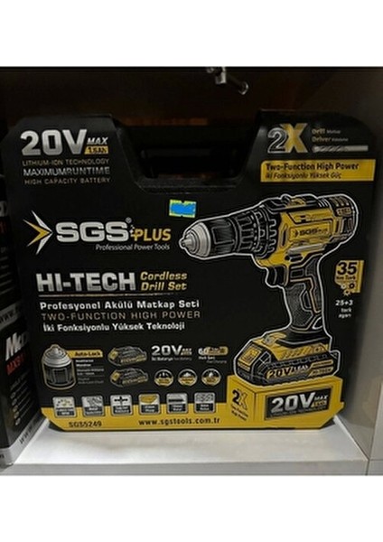 Plus 20V Şarjlı Matkap Seti Darbeli Mandren Özellikleri ile Ergonomik Tasarım ve Yüksek Tork fiyatları