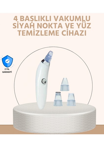 Güçlü Vakumlu Siyah Nokta Temizleyici – Cilt Pürüzlerini Gideren