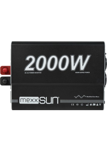 - Inges 12 Volt 2000 Watt Modifiye Sinüs Inverter - Invertör - 12/220 Volt Çevirici