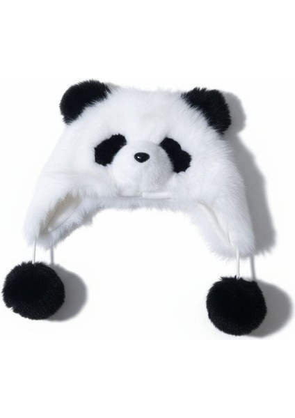 9-15 Yaş Çocuk Peluş Figürlü Kışlık Bere