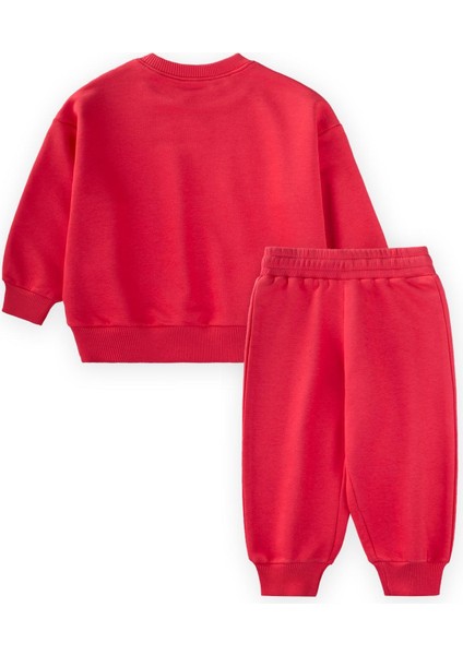 Kiraz Baskılı Sweatshirt Takım 2-10 Yaş Nar Çiçeği fiyatları