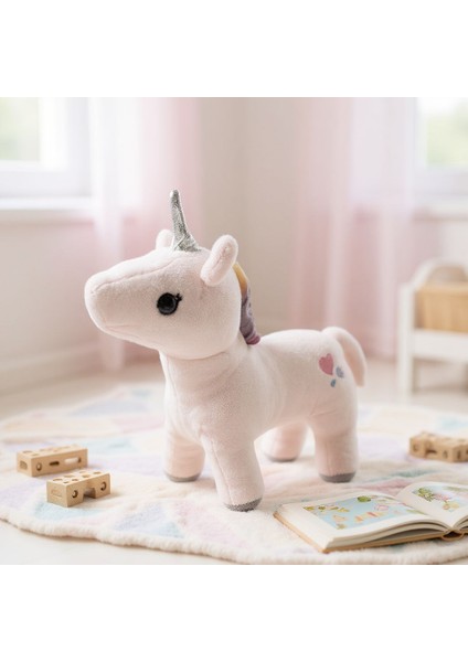 Kalp Nakışlı Unicorn 40 cm Peluş Oyuncak fiyatları