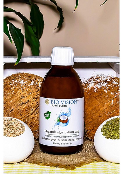 BioVision Organik Hindistan Cevizli Ağız Bakım Yağı 250 ml fırsatları