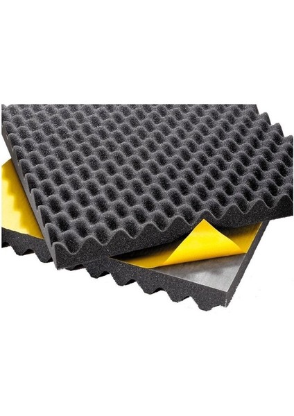 Akustik Yumurta Sünger Yapışkanlı 50 Dns 30MM 100X100 cm