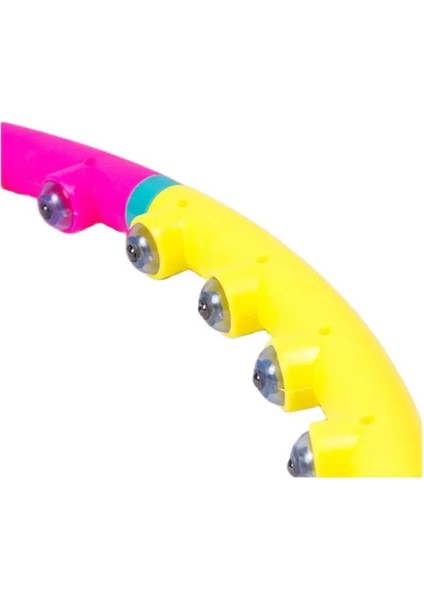 Masajlı Egzersiz Çemberi 8 Parça Çember Hulalop 98 cm 1200 gr Ağırlıklı Hulalop indirimleri