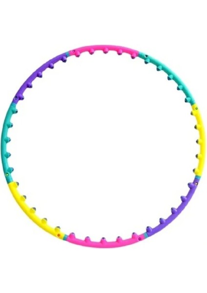 8 parçalı Ayarlanabilir Ağırlıklı Hulalop 1,2 kg 72/85/95 cm Egzersiz Çemberi Masajlı fırsatları