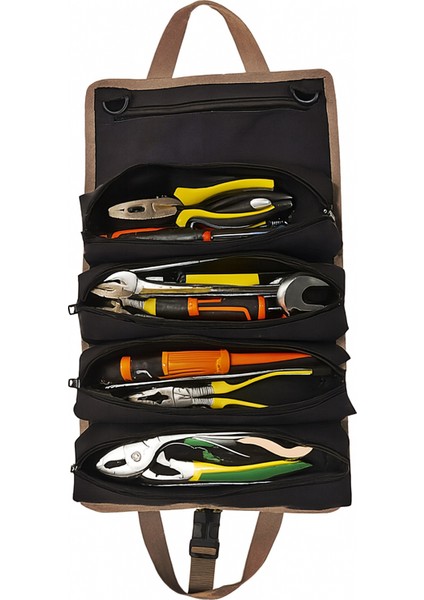 Asılabilir Katlanabilir Bez Hırdavat Çantası Çok Amaçlı Alet Çantası Takım Çantası Rulo Tipi 1 Adet fiyatları