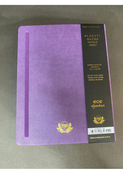 Alaçatı Haftalık 2026 Ajandası 18,5 cm x 23,5 cm Siyah Yeni (Kısmet Kırtasiye) fiyatları