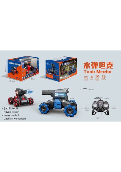 Mechato Oyuncak Tank-Şarj Edilebilir, Işıklı. fiyatları