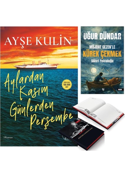 Aylardan Kasım Günlerden Perşembe ve Müjdat Gezenle Kürek Çekmek - Ciltli 2026 Ajanda