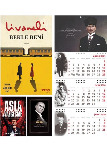 Bekle Beni ve Asla Vazgeçme - Gazi Paşa Ajanda - Gazi Duvar Takvimi