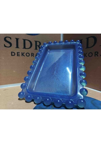 dekoratif çerezlik boncuk detaylı