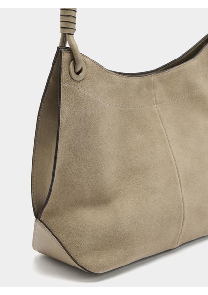 Deri Detaylı Omuz Çantası modelleri