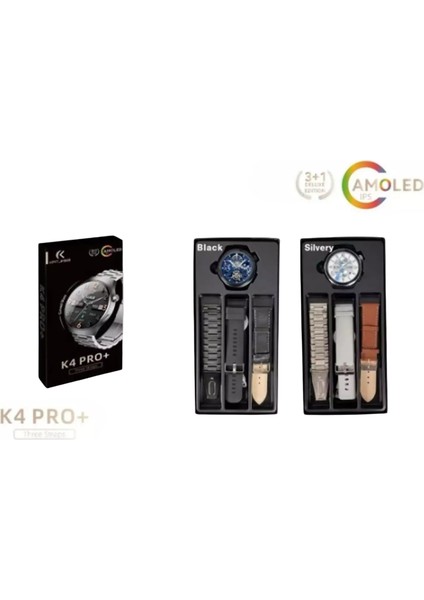 ⌚ Katjmer K4 Pro+ Akıllı Saat | Bluetooth Arama, Nabız Takibi, Spor Modları ve IP67 Suya Dayanıklılık