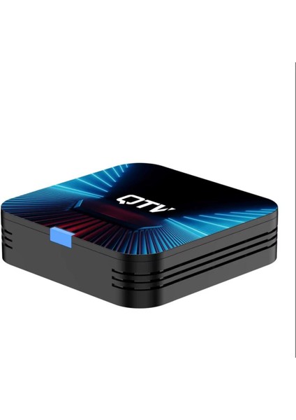 Vontar Qtv Q1 Android Tv Kutusu 10.0 Allwinner H313 2gb 16GB Destek 4K H.265 HDR10 Wifi Televizyon Kilidi Medya Oynatıcı Set Top Box 2gb 16GB