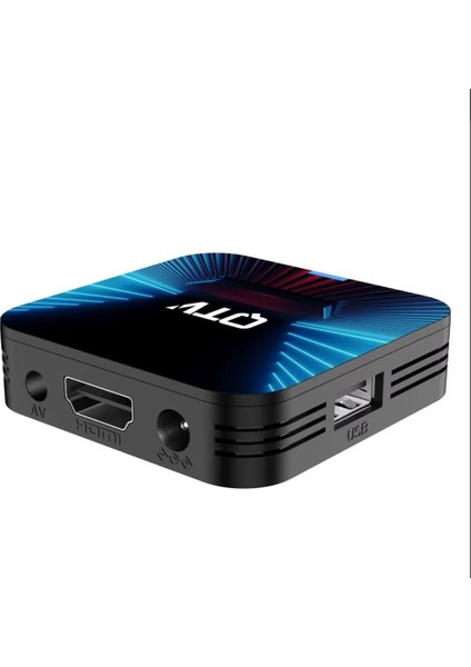 Vontar Qtv Q1 Android Tv Kutusu 10.0 Allwinner H313 2gb 16GB Destek 4K H.265 HDR10 Wifi Televizyon Kilidi Medya Oynatıcı Set Top Box 2gb 16GB