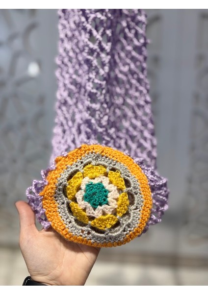 El Emeği Motifli Fileli Alışveriş Market Pazar Çantası modelleri