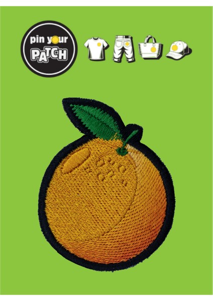 Ütü ile Yapışan Yama 7052 Portakal