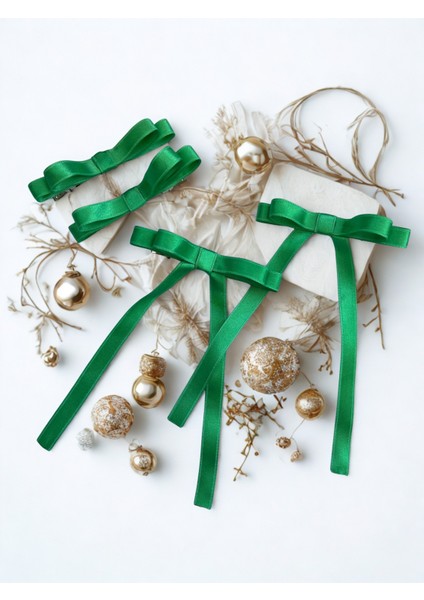 Yeşil Kurdele Toka Seti 4'lü modelleri