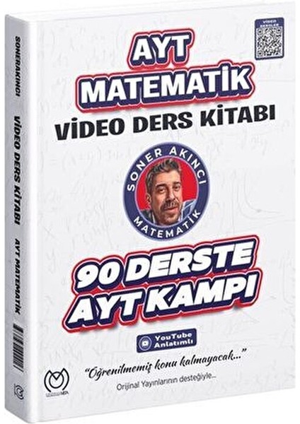 Orijinal Meta Ayt Matematik Video Ders Kitabı Soner Akıncı 2025-2026