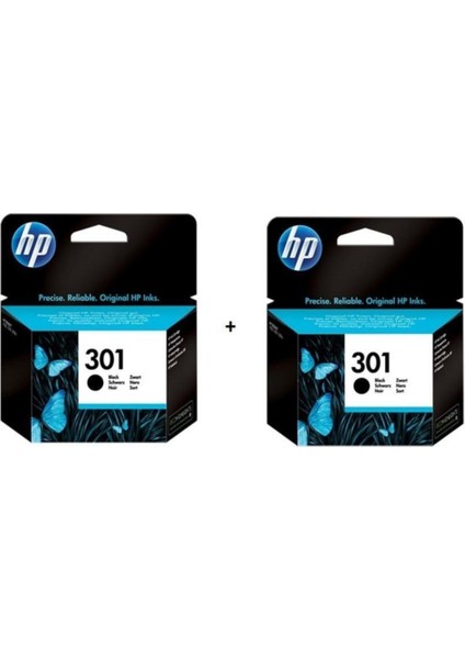 Hp Orjinal Set CH561EE/CH562 301 Siyah ve Renkli Kartuş
