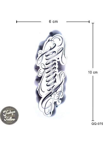 Geçici Dövme 1-2 Hafta Kalıcı Minimal Family Yazı Dövme