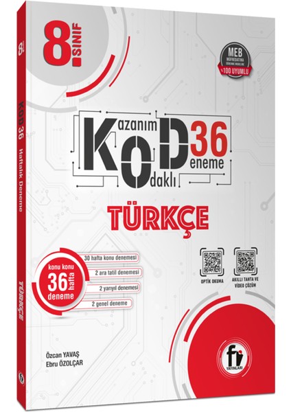 8.sınıf Kod 36 Deneme Türkçe (Güncel Müfredat)
