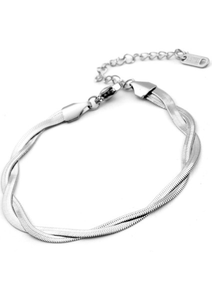 Çelik Bileklik Silver