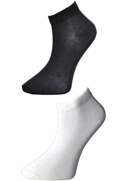 Siyah ve Beyaz Kadın Bilek Çorap 15 çift indirimleri