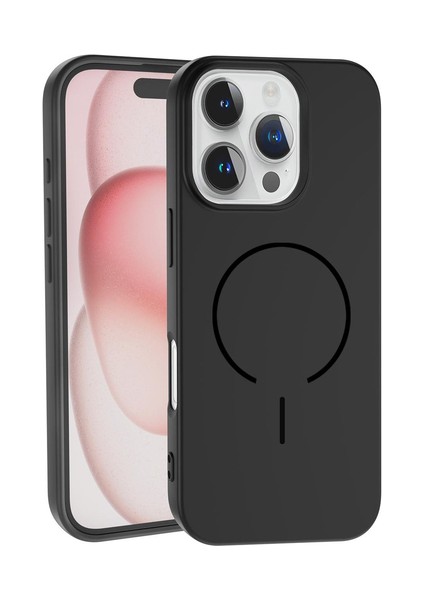 iPhone 16 Pro Max Magsafe Özellikli Içi Kadife Yumuşak Aqua Silikon Kılıf fiyatları