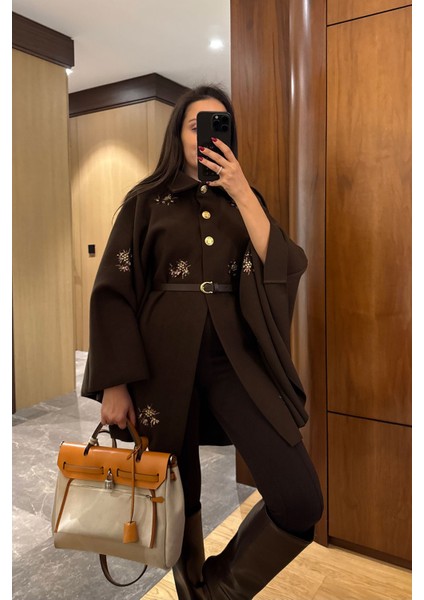 Lorava Kemerli Pul Işlemele Detay Kaban- Kahverengi modelleri