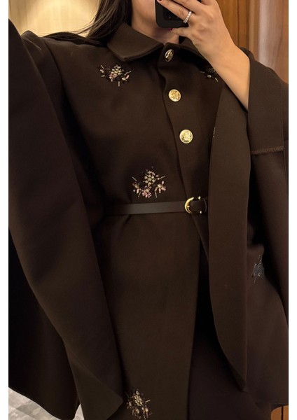 Lorava Kemerli Pul Işlemele Detay Kaban- Kahverengi fırsatları