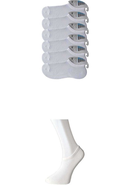 Beyaz Erkek Görünmez Çorap 6 çift fırsatları
