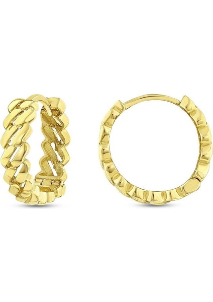 Tasarım Altın Küpe - 14K