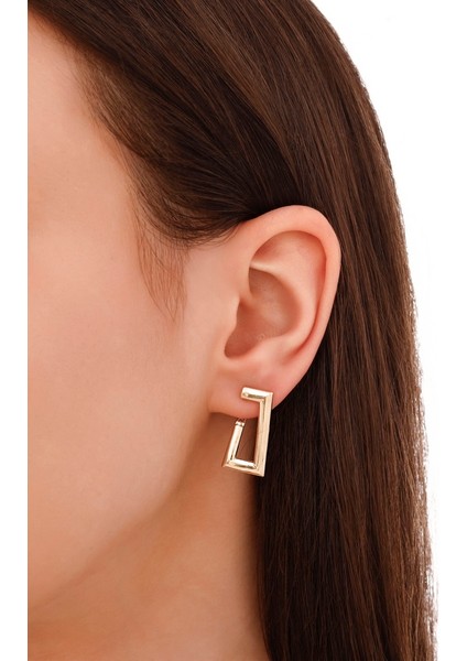 Altın Tasarım Küpe - 14K modelleri