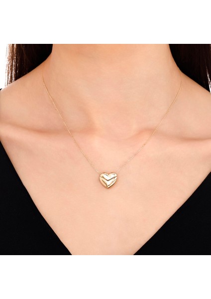 Altın Kalp Kolye - 14K modelleri