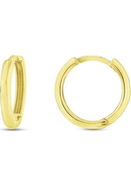 Altın Halka Küpe - 14K