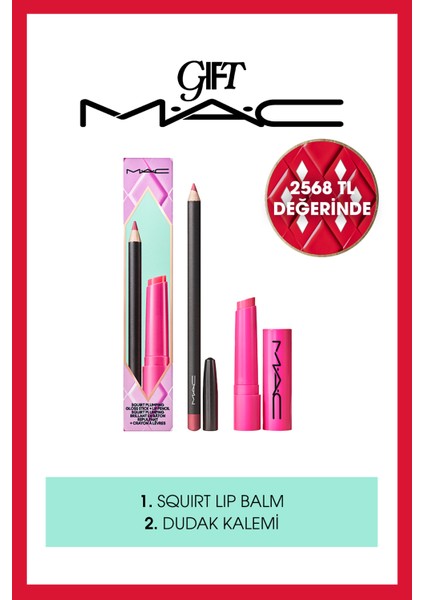 Anything's Glossible - Squirt Balm + Dudak Kalemi Seti | Yılbaşı Koleksiyonu