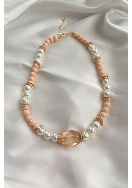 Kehribar Renk Uçlu Kolye modelleri