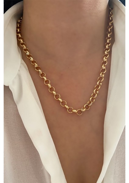 Halka Klasik Zincir Kolye 50CM