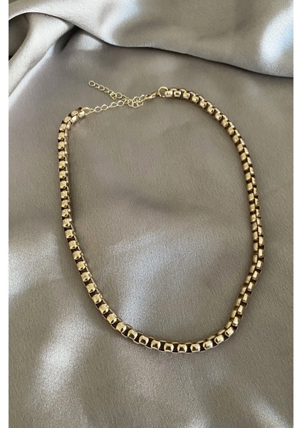 Geometrik Tasarım Gold Kolye fiyatları