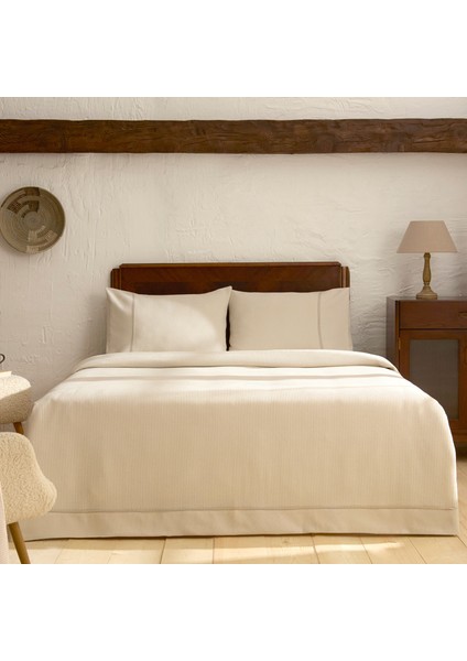 Elaris Çift Kişilik Yatak Örtüsü Seti Gri fiyatları