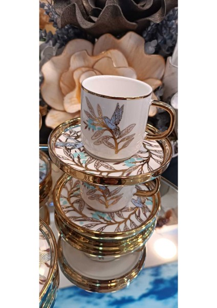 Lokman Züccaciye Bee Bird Kahve Fincan Takımı modelleri