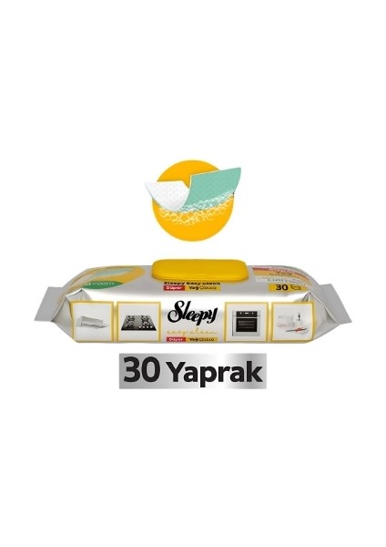 Yüzey Temizleyici Yağ Çözücü Havlu 30'lu 1 Adet