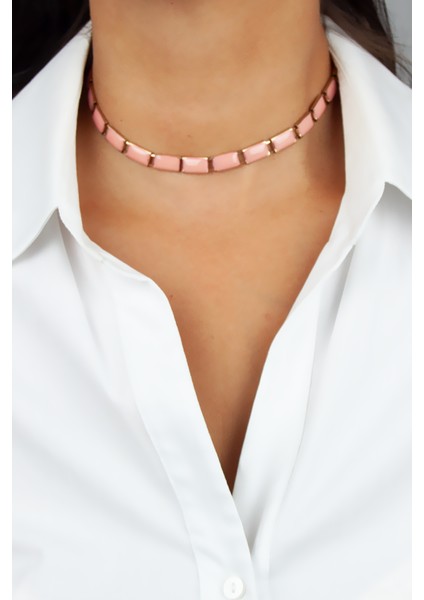 Mineli Pembe Kadın Kolye fiyatları