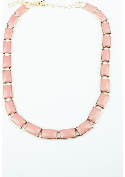 Mineli Pembe Kadın Kolye modelleri